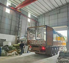 超强力瓷砖胶装车发车